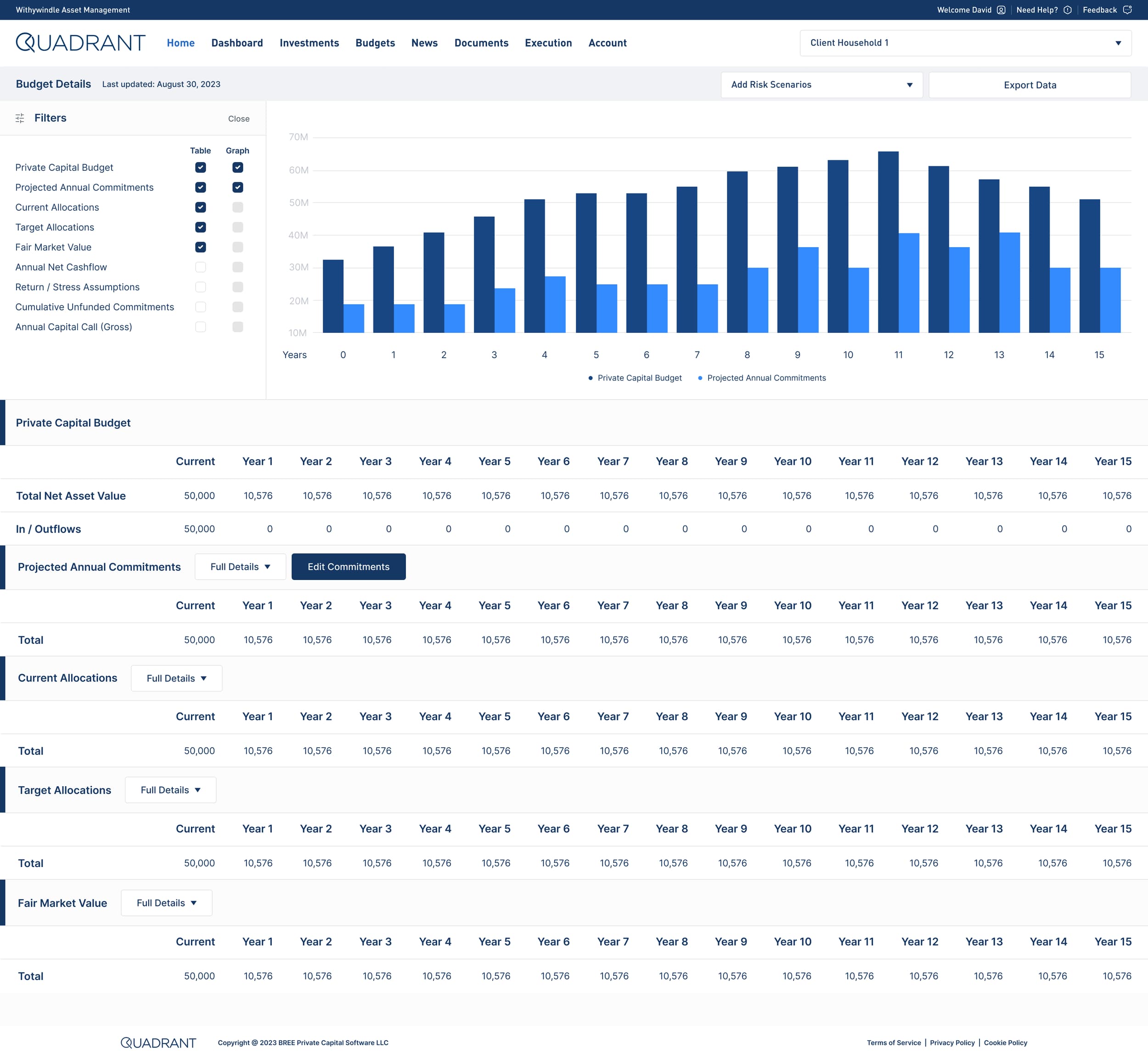 Quadrant Wealth — project screenshot