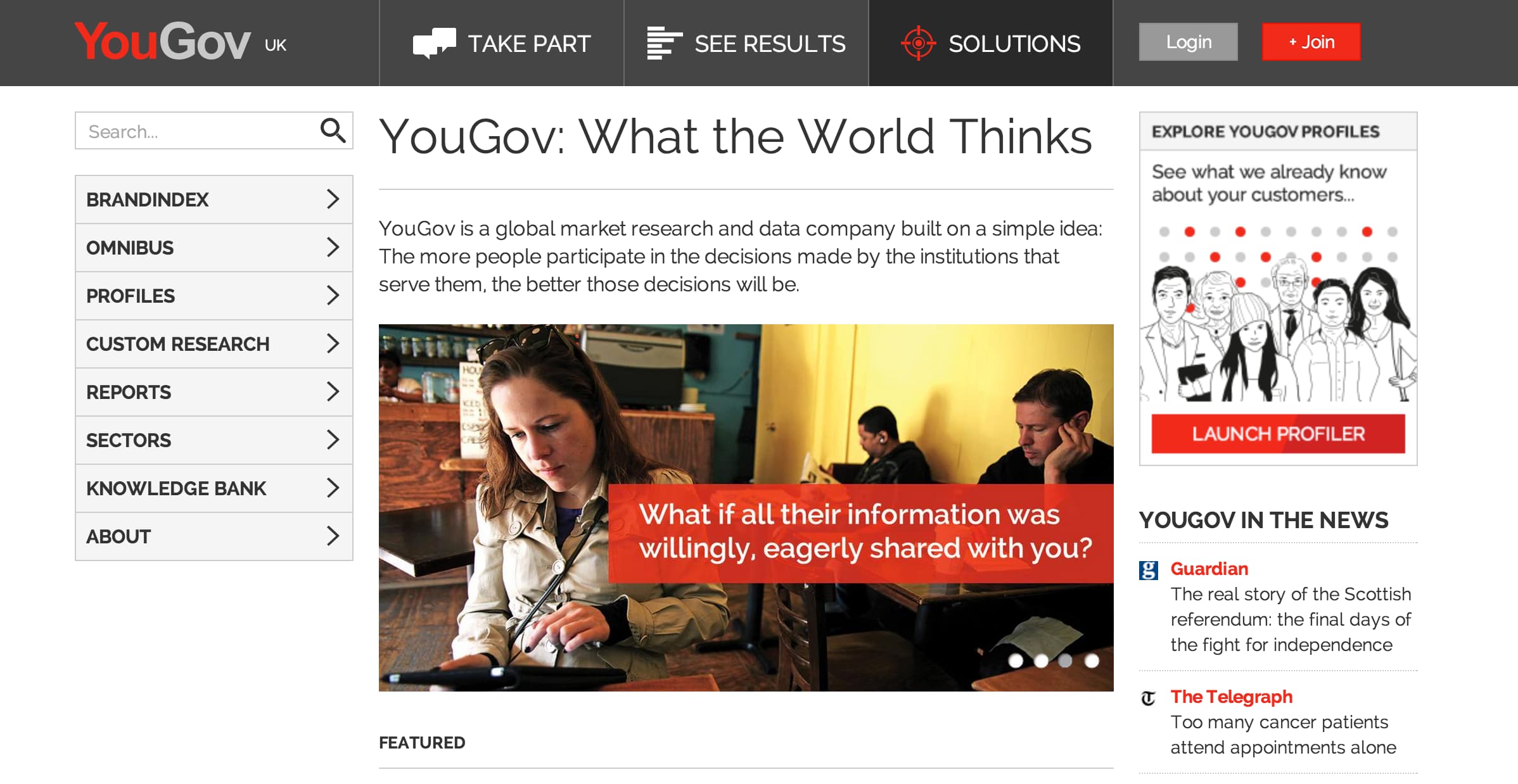 YouGov — project screenshot